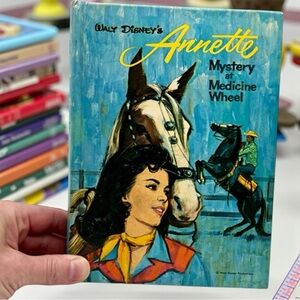 Vintage 1964 Disney Annette Mystery at Medicine Wheel Hardcover Book